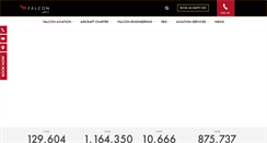 Desktop Screenshot of falconaviation.ae